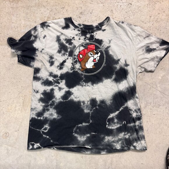 Buc-ee Beaver Tie Dye Snacks T-Shirt - Picture 2 of 6